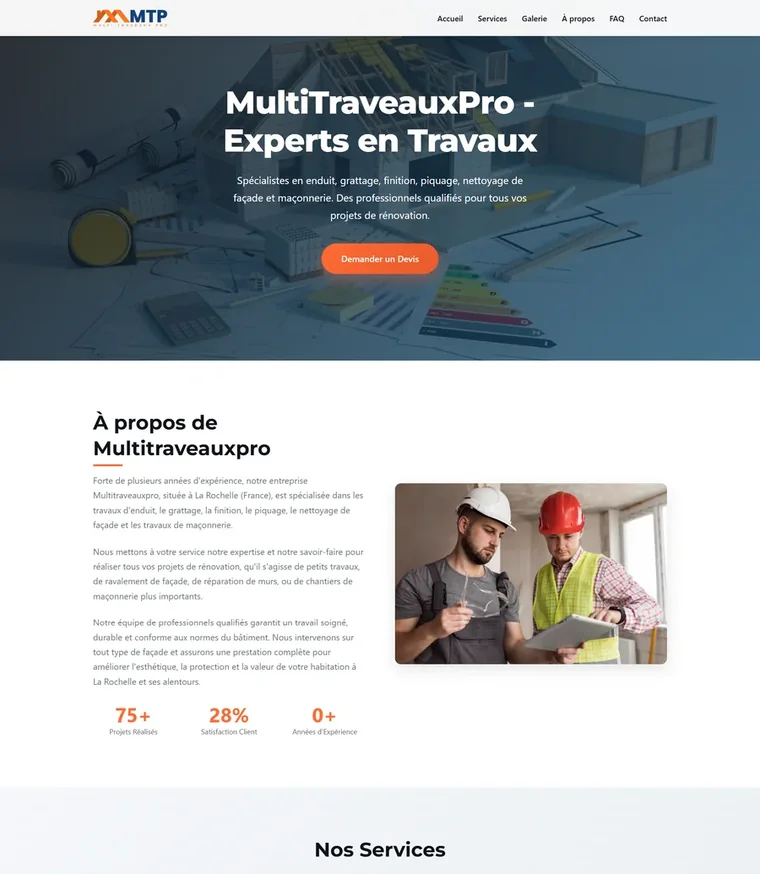 MultiTravauxPro — built by Ambition Marketing